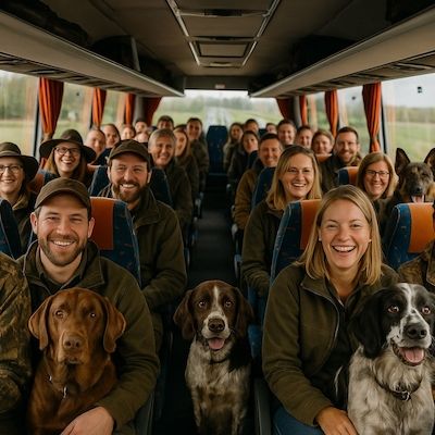 Gemeinsame Busfahrt zur Messe „Jagd & Hund“ in Dortmund 🚌🐕🦌